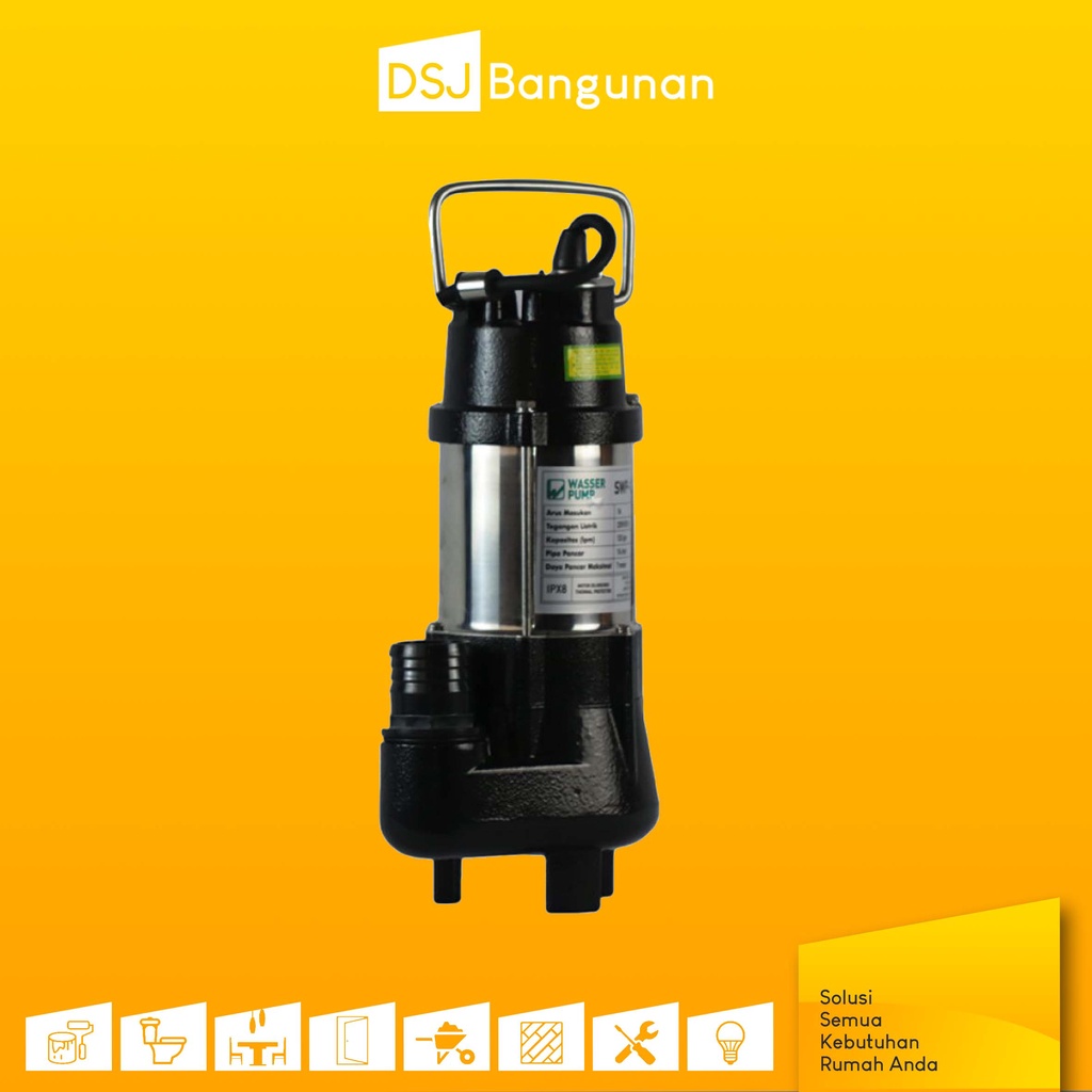 Wasser Pump SWP 180 E Pompa Air Celup Pompa Celup Air Kotor