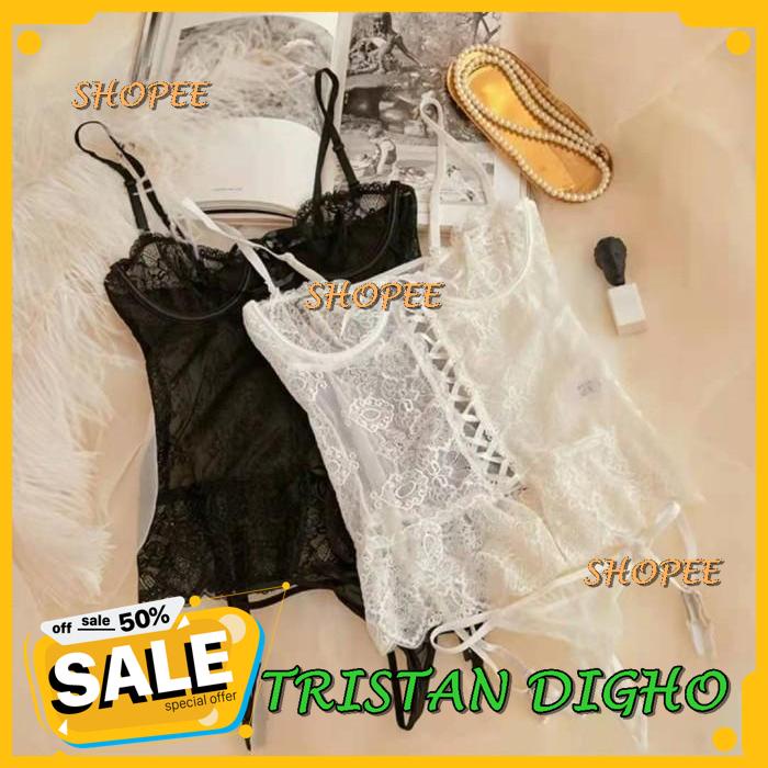 SET LINGERIE SEXY LINGERIE BABYDOLL TIPIS BAJU TIDUR KETAT GARTER A / SET LINGERIE SEXY LINGERIE BAB