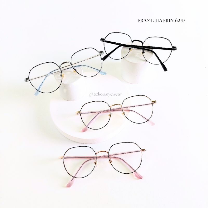 Frame Kacamata Haerin 8247 | frame logam korea