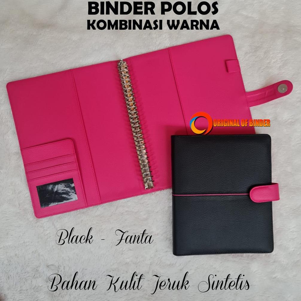 

Terlaris BINDER POLOS KOMBINASI WARNA A5 & B5 ..
