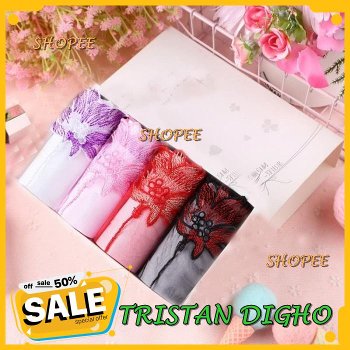 CELANA DALAM SEXY LINGERIE WANITA MOTIFBORDIR TRANSPARAN G STRING C / CELANA DALAM SEXY LINGERIE WAN