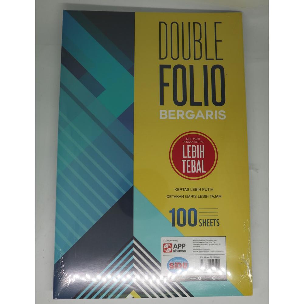 

Trendy Double Folio Sidu 100 Lembar !