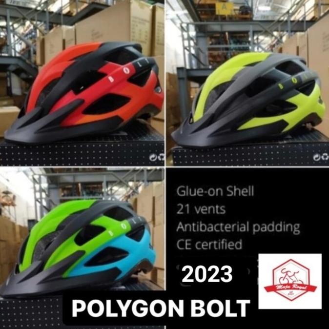 Helm Sepeda Polygon Bolt New Mtb Roadbike Sepeda lipat