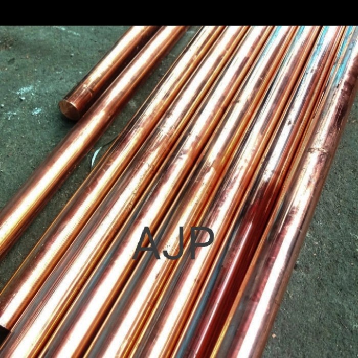 ✨Ori Jual Tembaga Batangan 22Mm X 50Cm As Tembaga Berkualitas