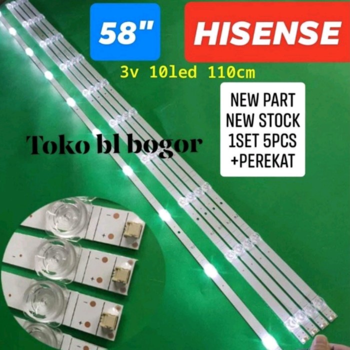 [Ori] Lampu Led Bl Backlight Tv Hisense 58 Hx58A6100Uwts Hx58A6100 Jl.D580A1 Diskon