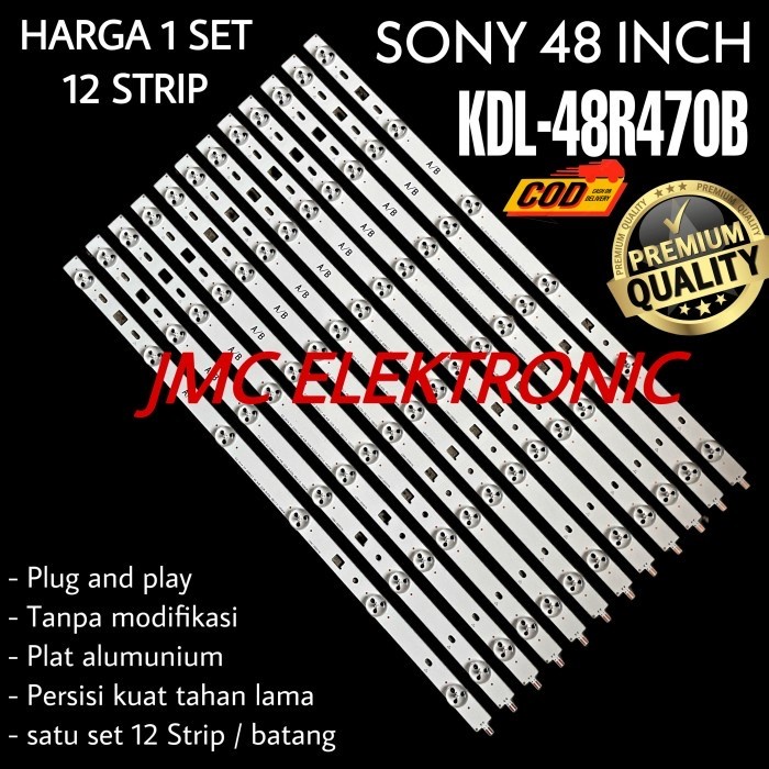 [Ori] Backlight Tv Sony Kdl-48R470B Kdl48R470B 48R470 Lampu Led Bl 48Inc Diskon