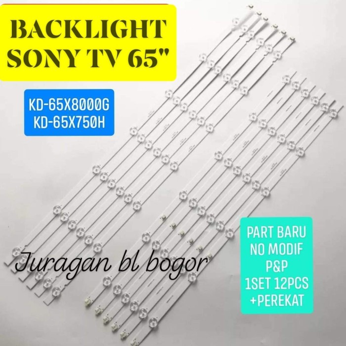 [Ori] Lampu Led Bl Backlight Tv Sony Kd-65X8000G Kd-65X750H 65X8000G 65X750H Terbatas