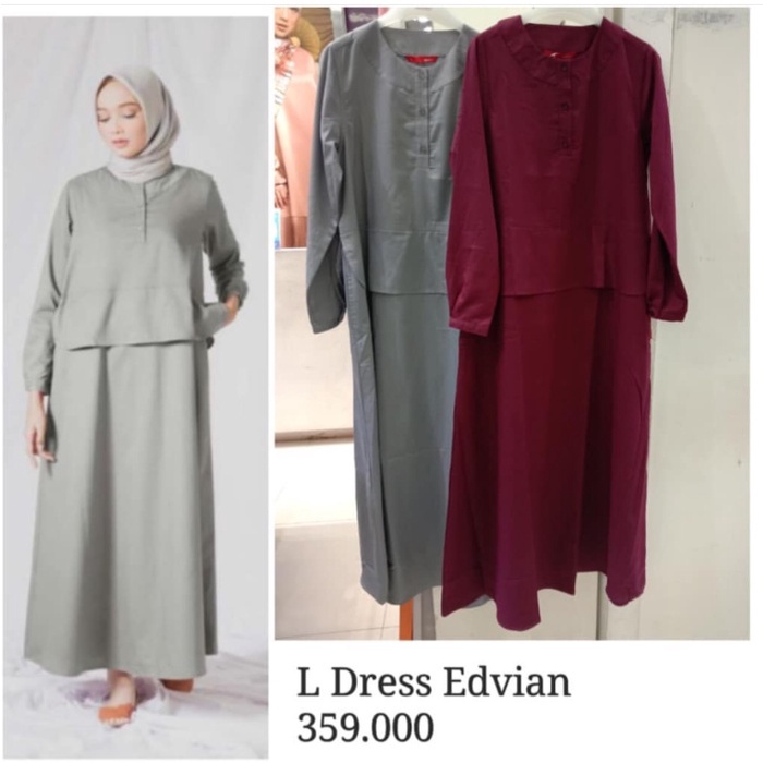 [Original] Gamis Dauky Original Diskob Dress Edvian Terbaru