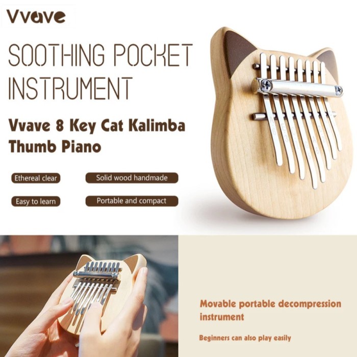 Kalimba - Piano Kalimba Vvave Kalimba Thumb Piano 8 Tone