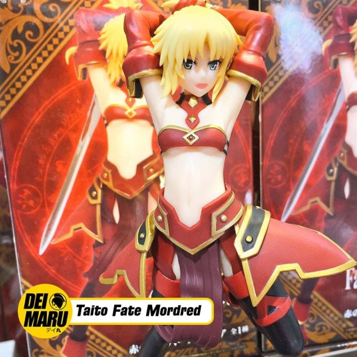 [Original] Fate/Apocrypha - Mordred - Aka No Saber Taito Figure Statue Bisa Sameday