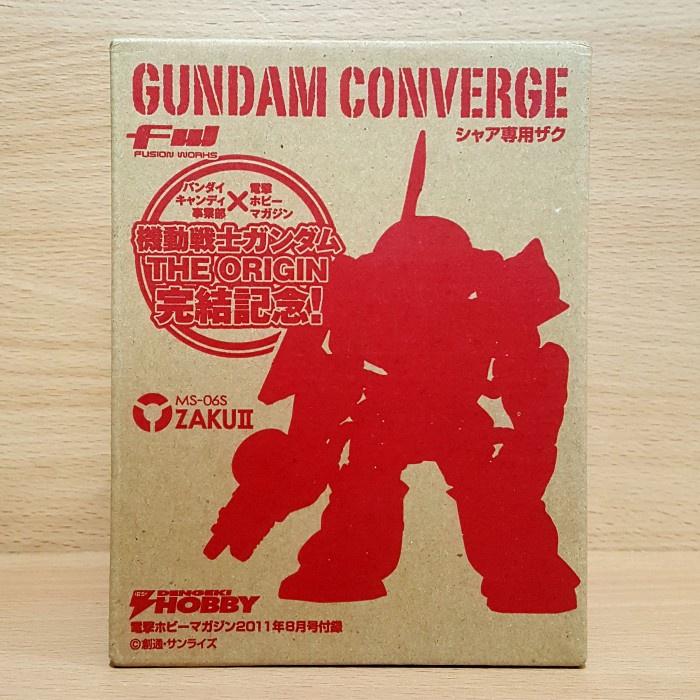 ✅Baru Fw Gundam Converge Origin Char'S Zaku Ii [Limited Dengeki Hobby 2011] Terbaru