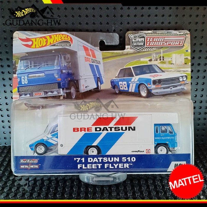 ✅New Hot Wheels Team Transport Team Transport Datsun 510 Fleet Flyer Terbaru