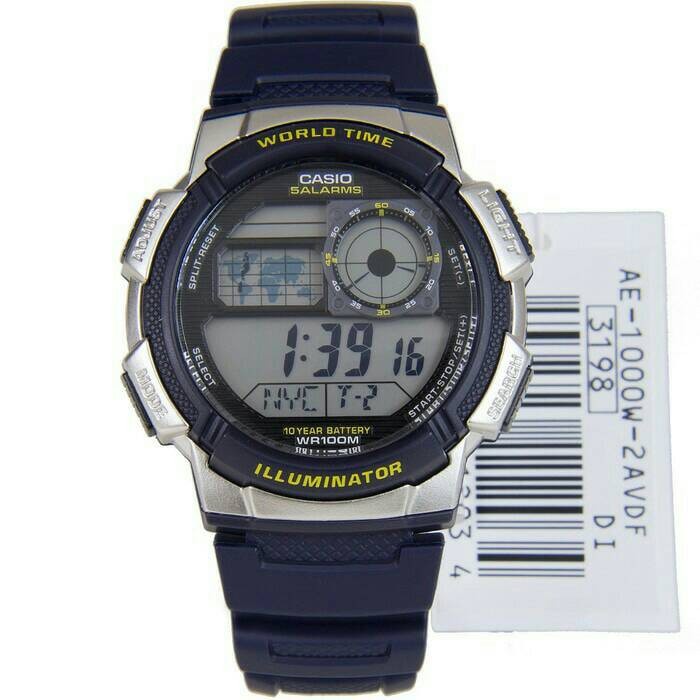 ✅Ori Casio Ae1000 Original Ae-1000W-2Avdf Ae 1000 Ae1000W Ae 1000W Terbatas