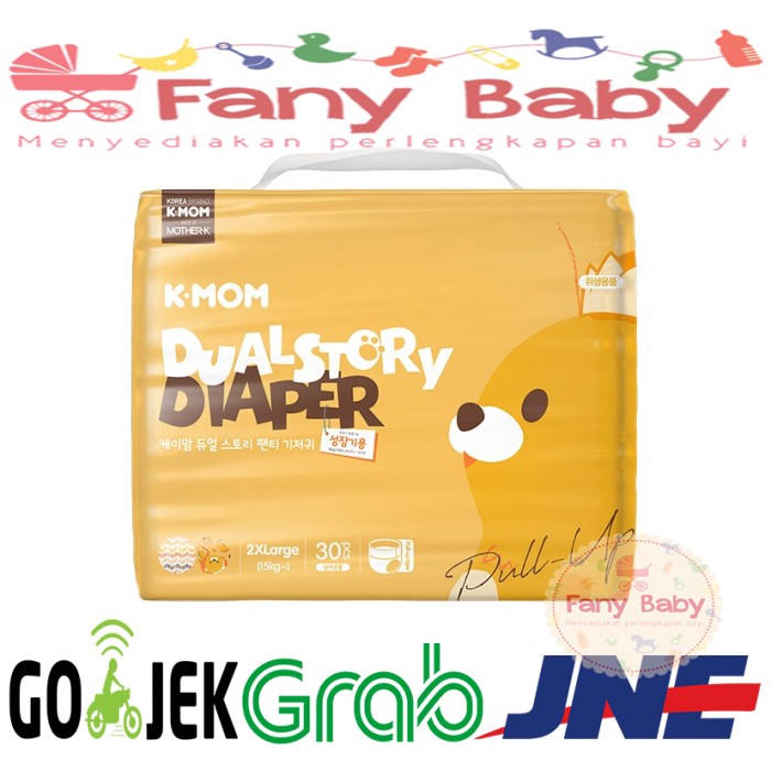 ✅New Ori K - Mom Dual Story Diaper Pants 2Xlarge 30Pcs Bisa Gojek