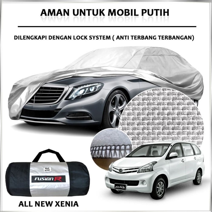 ✅Ready Cover Mobil Putih Xenia Waterproof / Sarung Mobil Putih Xenia Berkualitas