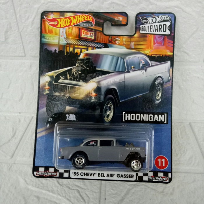 ✅COD Hotwheels 55 Chevy Bel Air Gasser Boulevard Diskon