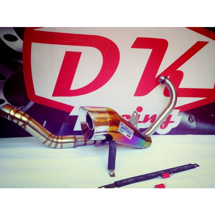 ✨New Ori Knalpot Racing Yamaha Mx King 150 Leovince Cobra High Performa Terbaru