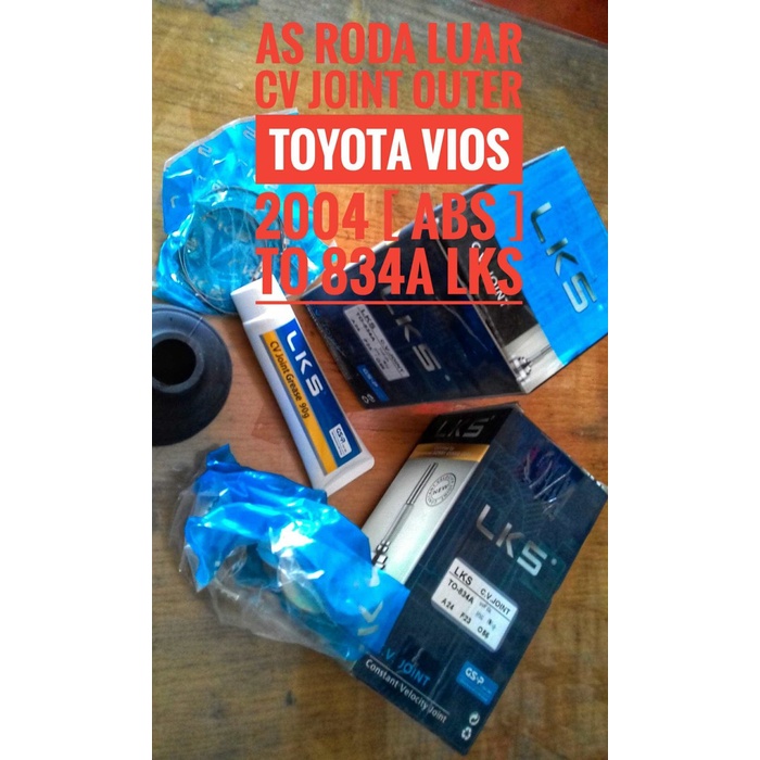 Cod As Roda Luar Cv Joint Vios 2004 Yaris 2009 S/D 2011 Sensor To 834A Lks Kode Ema230
