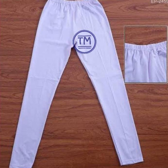 11.11 LEGGING POLOS WANITA MUSLIMAH JUMBO PERLENGKAPAN HAJI & UMROH CELANA PUTIH UMROH CELANA WANITA