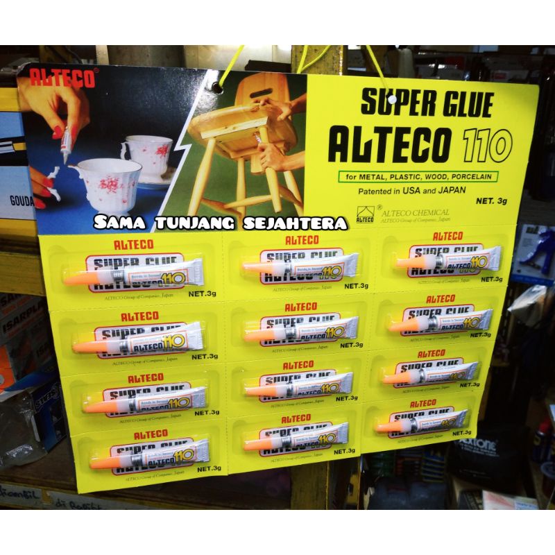 

Lem Glue Alteco 110-12 (3 Gram) / 1 Lusin