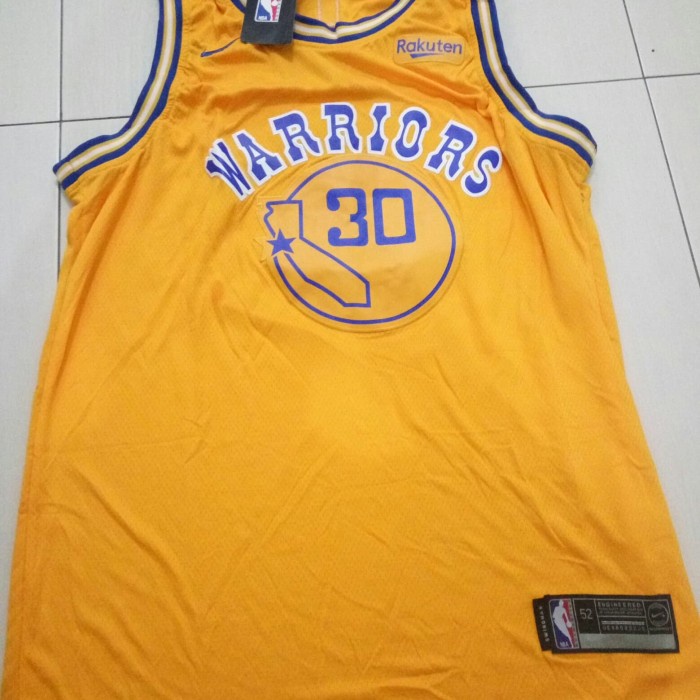 [New Ori] Jersey Nba Swingman Revo Gsw Kuning / Curry Terbaru