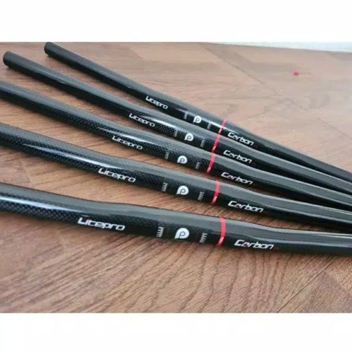 [New Ori] Handlebar Litepro Carbon Stang Sepeda Lipat Carbon Diskon