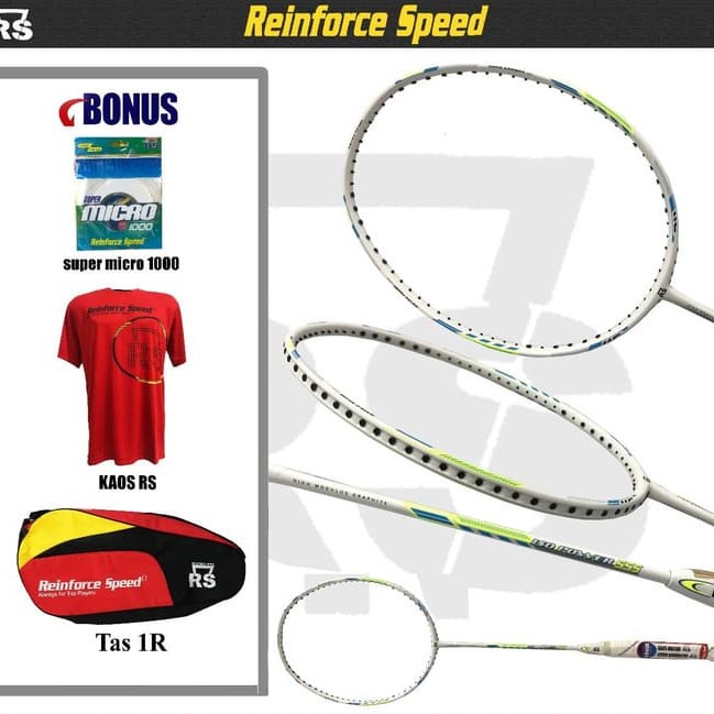 [New Ori] Raket Badminton Rs Iso Power 333 Terbaru