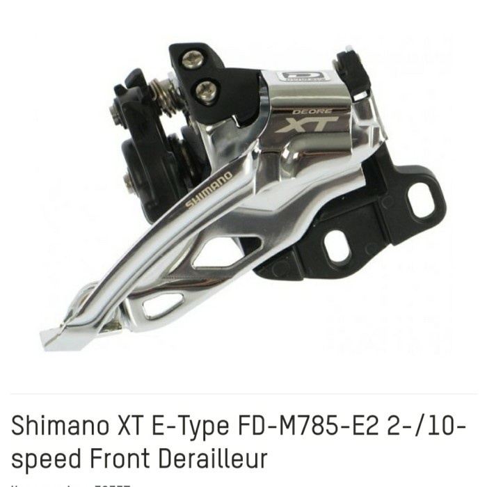 [New Ori] Fd Shimano Deore Xt M785-E2 Dual Pull Terbaru