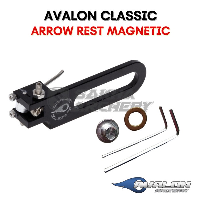 [New] Arrow Rest Magnetic Avalon Classic With Screw For Recurve Barebow Terbaru