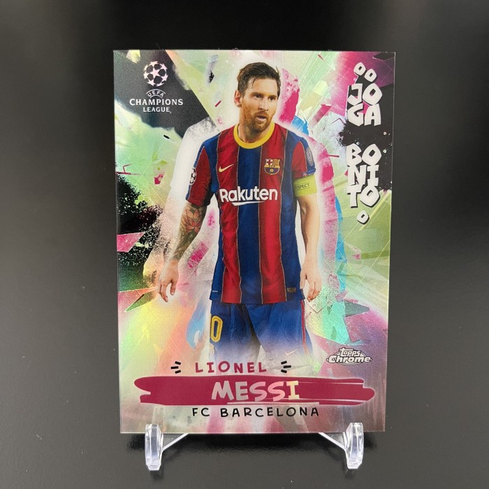 [New] Kartu Bola Topps Chrome 2021 Joga Bonito Lionel Messi Limited