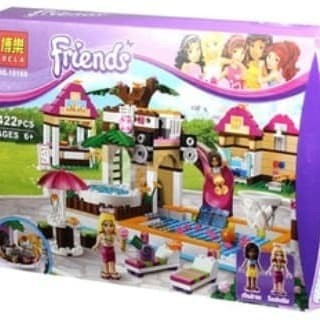 [New] Bricks Bela Friends 10160 Heartlake Pool Party 422Pcs Terbatas