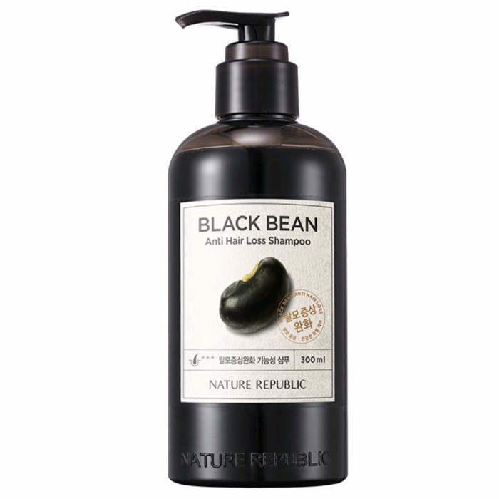 [Ori] Nature Republic Black Bean Anti Hair Loss Shampoo Rambut Rontok Diskon