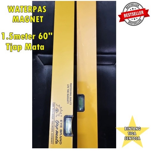 ✅COD Waterpas Magnet 1.5Meter 60 Tjap Mata Limited