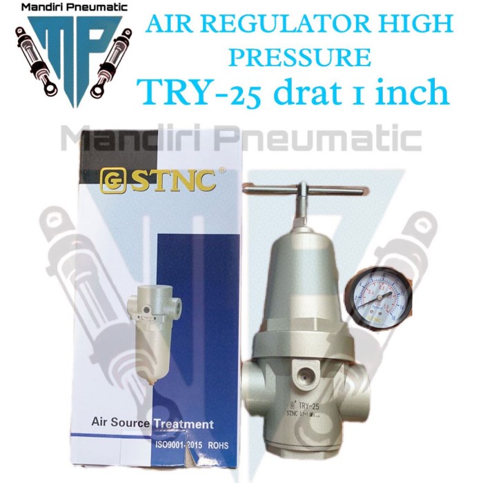✅COD Regulator High Pressure Air Try-25 Stnc Kompresor Bisa Gojek