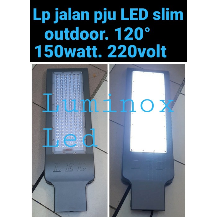 ✅COD Lampu Jalan Led 150W 150Watt /Pju 150 Watt Street Light Slim 150 W 220 Bisa Gojek