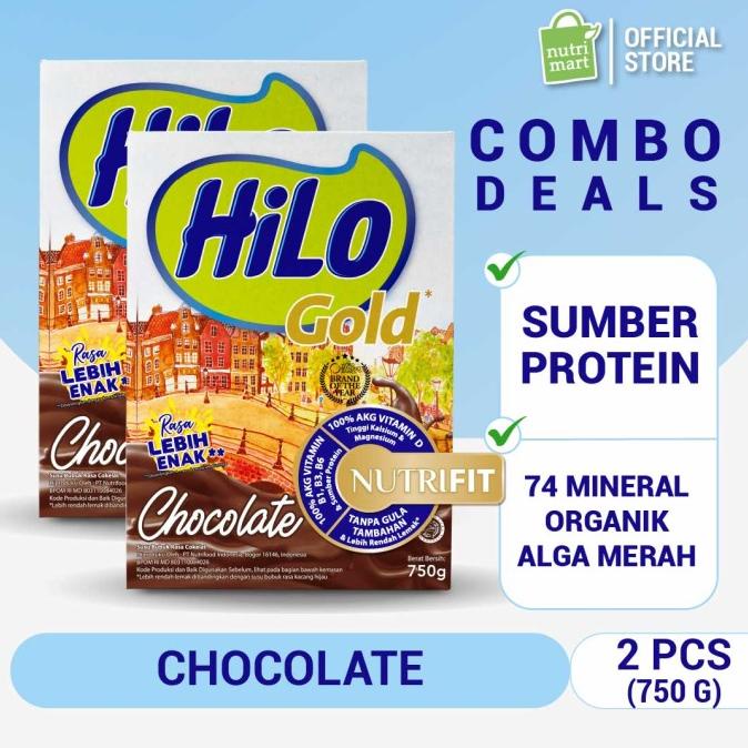 

Twin Pack: Hilo Gold Chocolate 750Gr - Susu Tinggi Kalsium