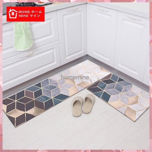 Homene Karpet Lantai Dapur Keset Dapur 2 In 1 Karpet Anti Slip Keset Dapur Nimalis Ern Anti Slip