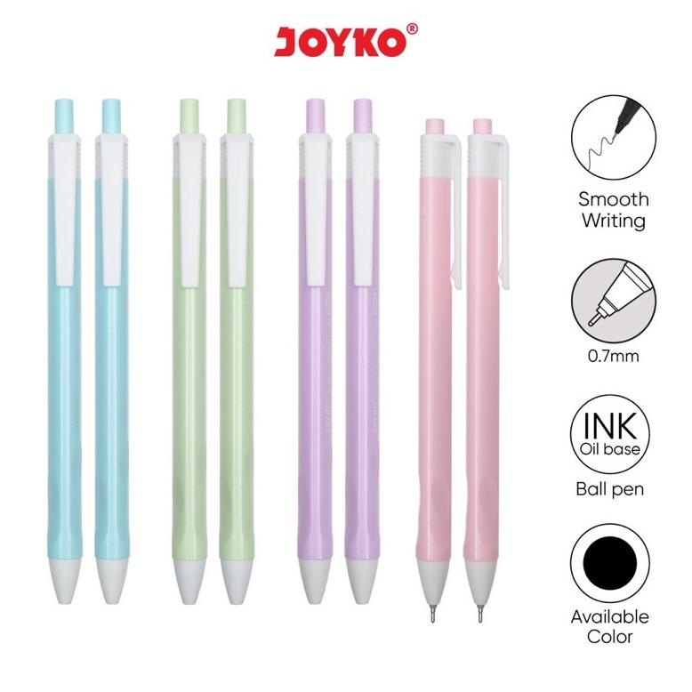 

(PERPCS) Ball Pen Pulpen Pena Joyko BP-342 Vokus 0.7 mm