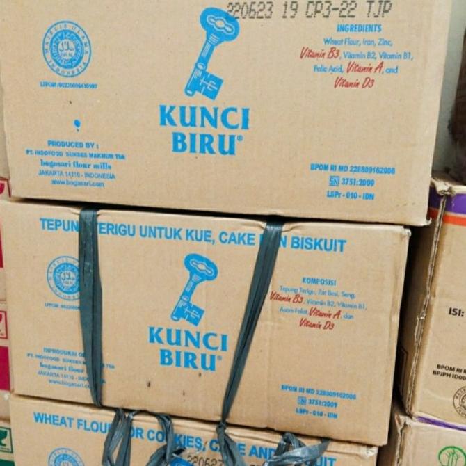 

Tepung Terigu Kunci Biru 1Kg perdus 12 pcs khusus ekpedisi reguler Baru!!!