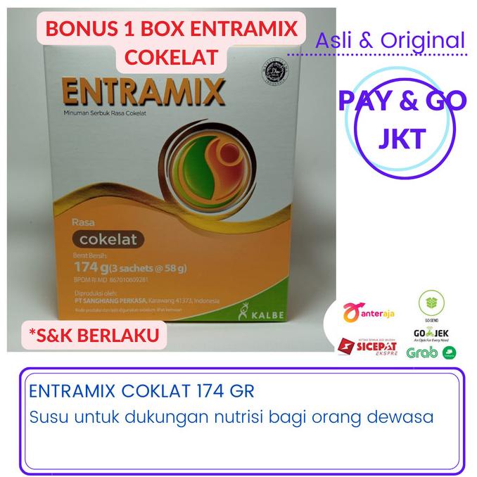 

SUSU NUTRISI LANSIA ENTRAMIX 185 GR - COKLAT