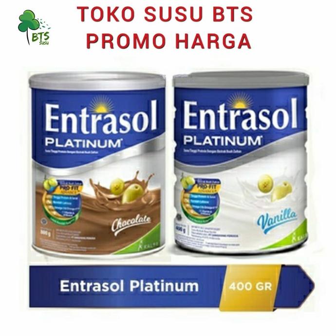 

Entrasol Platinum 400 gram Vanila Coklat Senior 400gr Susu Lansia