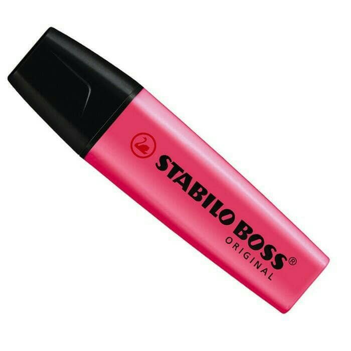 

Stabilo Boss Warna Pink / Merah muda / Highlighter / Stabillo