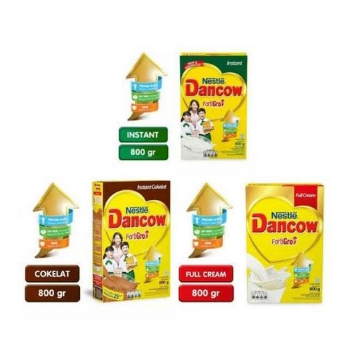 

Nestle Susu Dancow Fortigro 800Gr Rasa Coklat, Instant Dan Full Cream