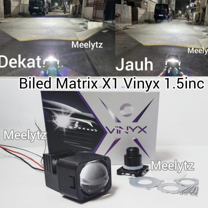 lampu led projector biled matrix x1 1.5inc