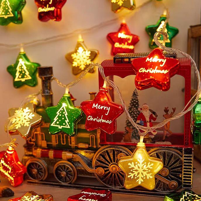 

Led Lampu Natal Bintang Merry Christmas Dekorasi Ornamen Murah Grosir Stok Terbatas