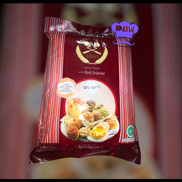 

Promo Tepung Cakra Kembar Emas Roti Oriental 5Kg Cakra Mas Premium