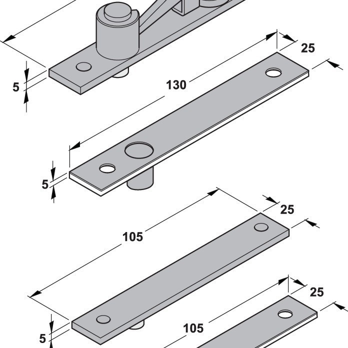 Engsel Pivot Ss Femarg Engsel Stainless Steel Pintu Lemari Kayu