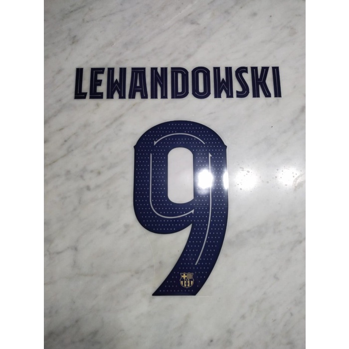 [New] Original Nameset Lewandowski Barcelona Away 2022-23 Cup Ver. Diskon