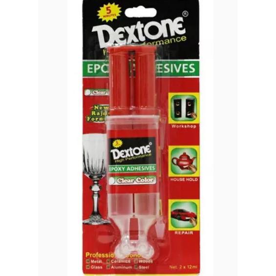 

Update! DEXTONE LEM EPOXY RAPID CLEAR BENING 5 MENIT SUNTIK 24ML SUNTIKAN ,,
