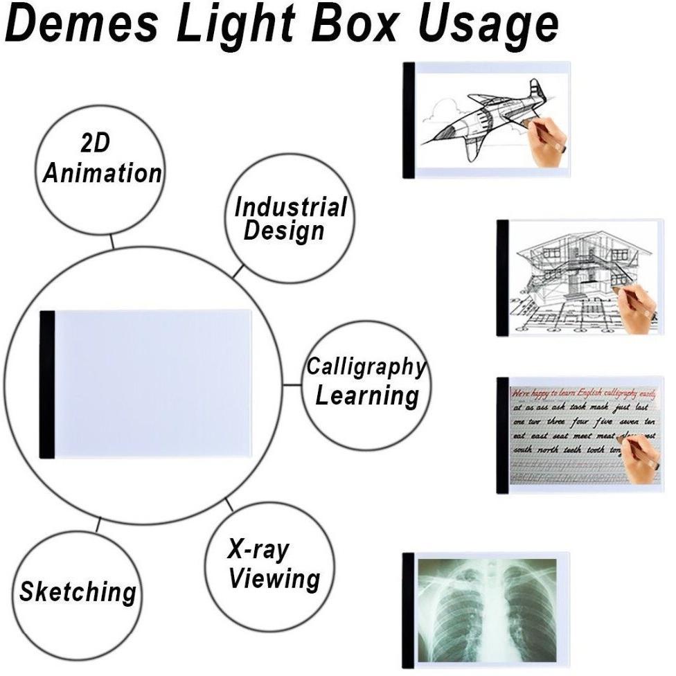 

PROMO GROSIRUNIK99 Graphics LED Stencil Drawing Board A4 Size with Three-Level Dimming TERMURAH